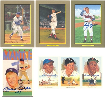 1980s-1990s Multi-Sports Signed Cards Collection (161) Featuring Mantle, Williams and Jeter - Beckett 